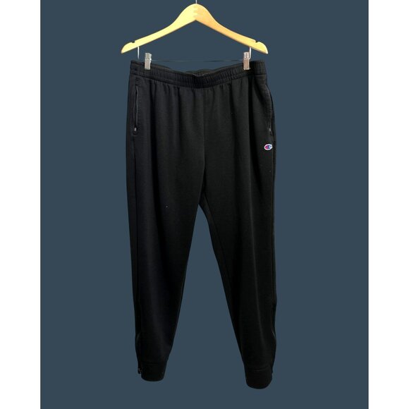 Champion Mens Black Jogger Sweatpants XL/EG - Picture 1 of 6